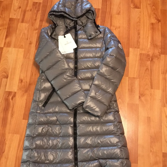 Moncler Jackets Coats Moka Puffer Grey Jacket Size Extra Small Poshmark